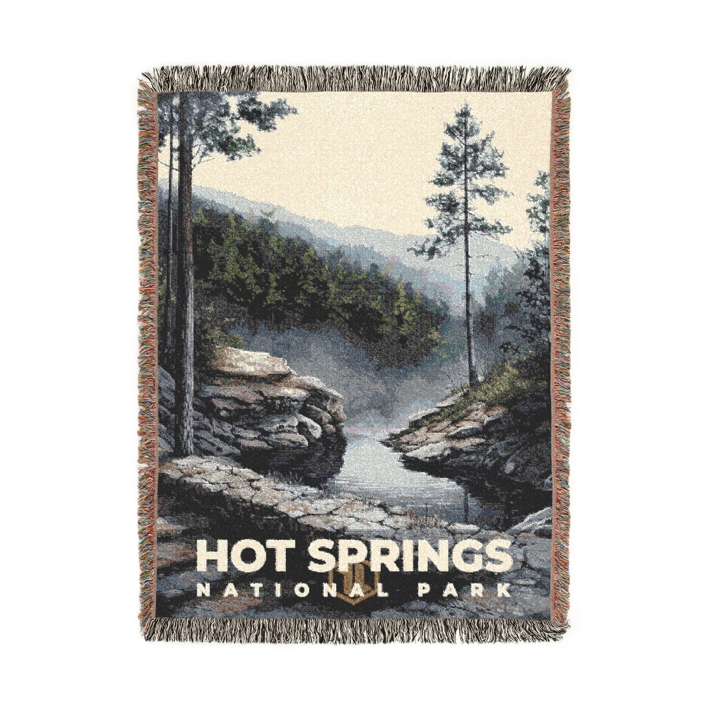 Hot Springs National Park Woven Blanket | S17