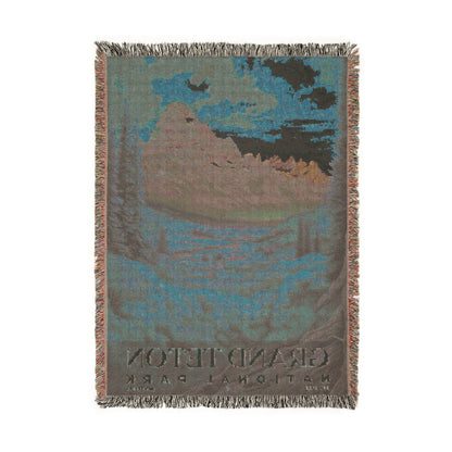 Grand Teton National Park Woven Blanket | S02