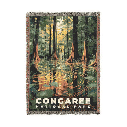 Congaree National Park Woven Blanket | S11