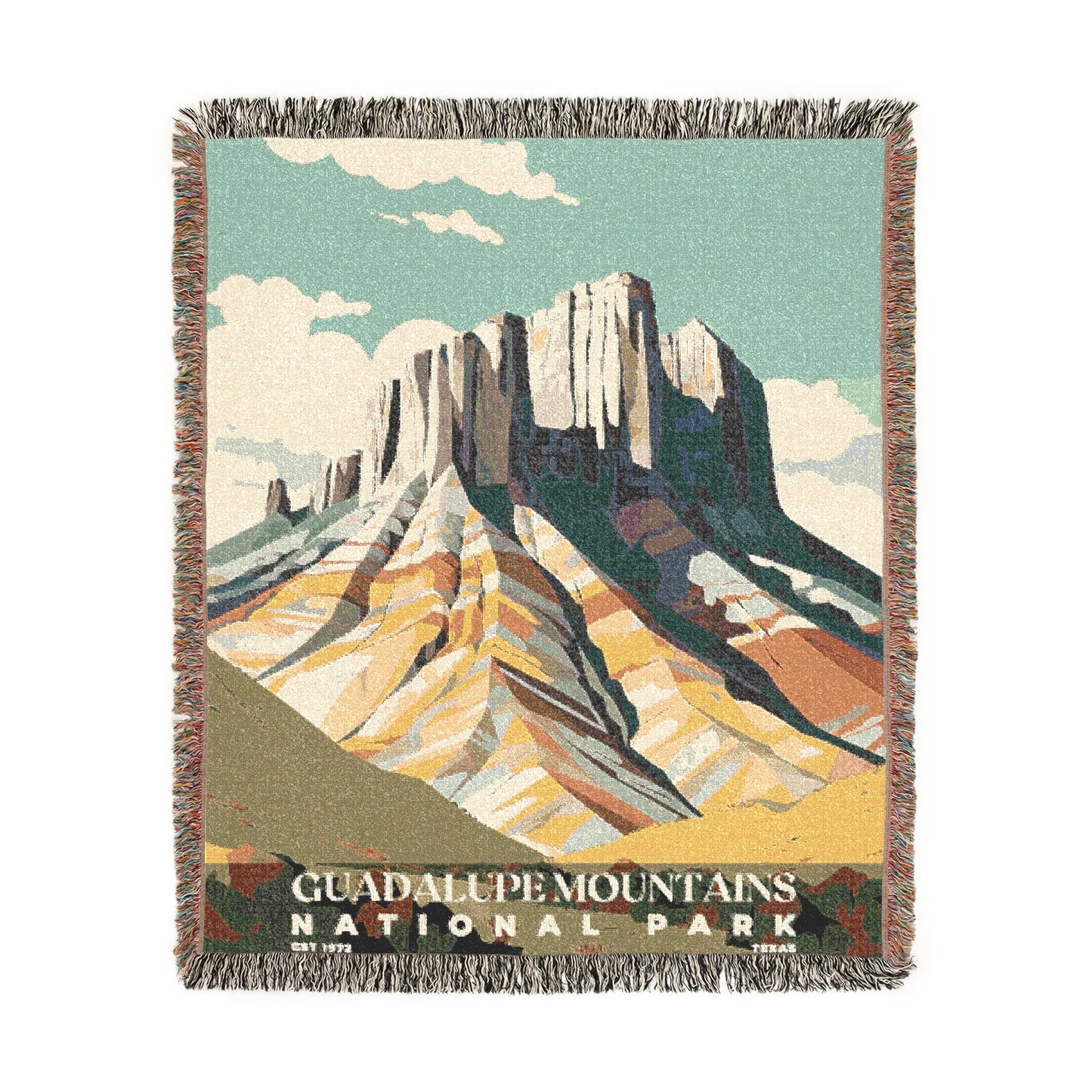 Guadalupe Mountains National Park Woven Blanket | S03