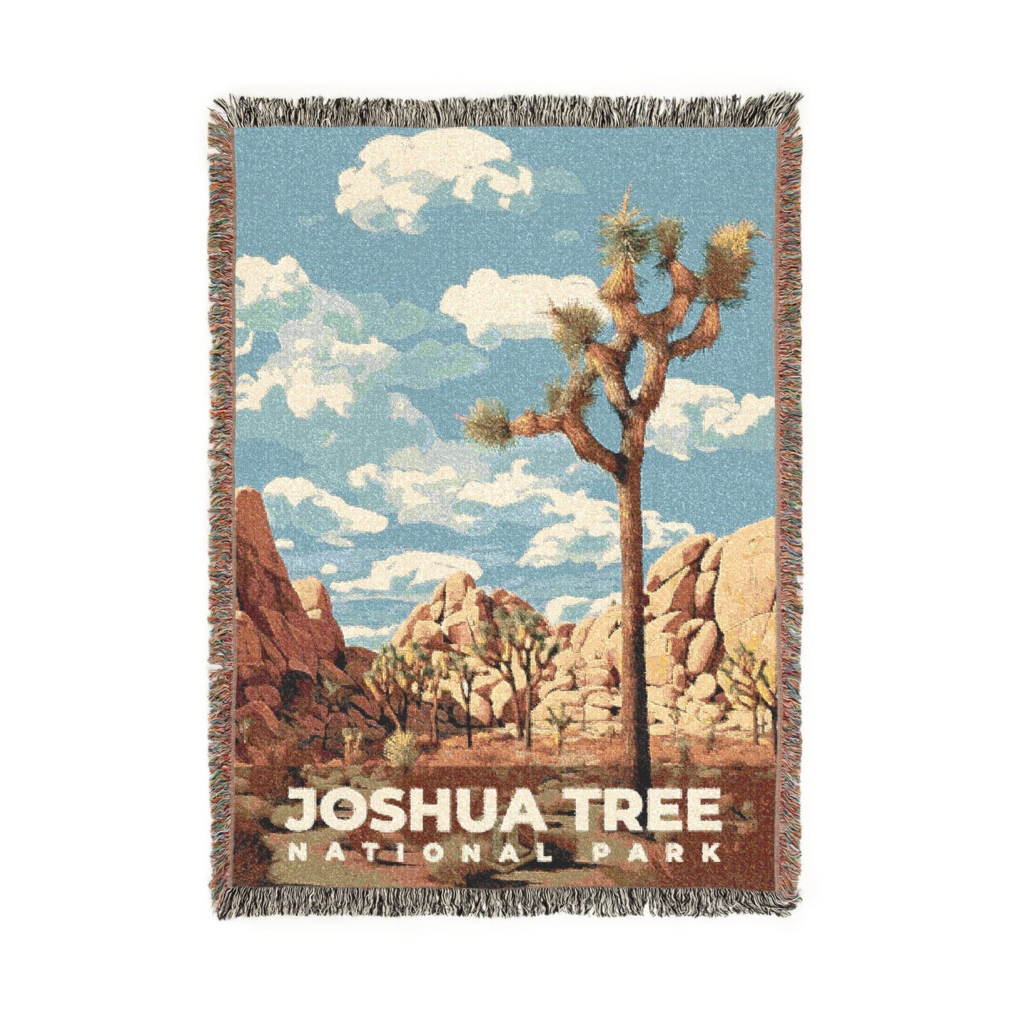 Joshua Tree National Park Woven Blanket | S06