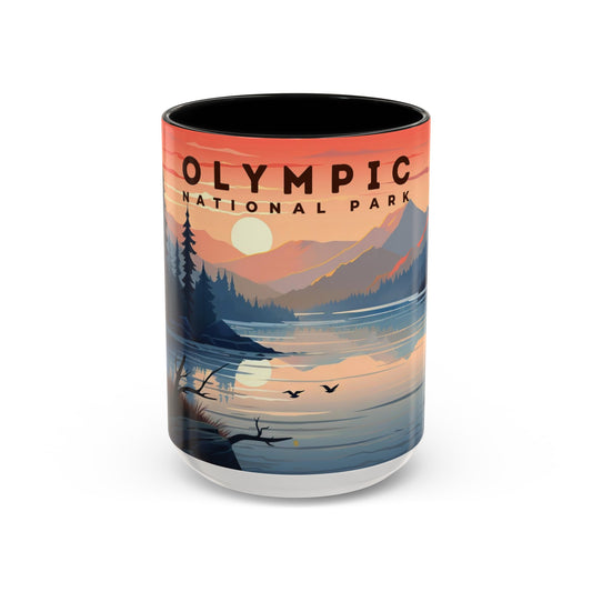 Olympic National Park Mug | Accent Coffee Mug (11, 15oz)