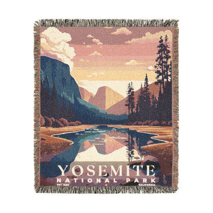 Yosemite National Park Woven Blanket | S05