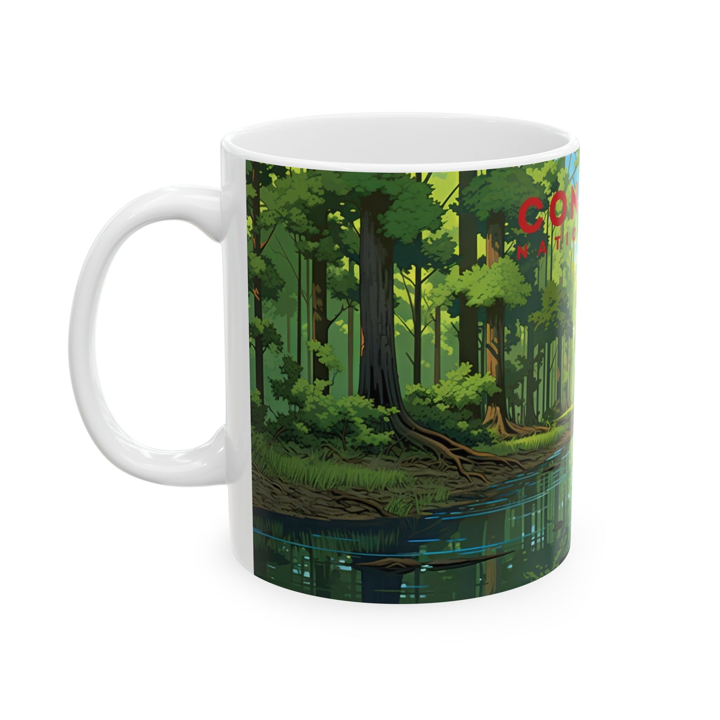Congaree National Park Mug | White Ceramic Mug (11oz, 15oz)