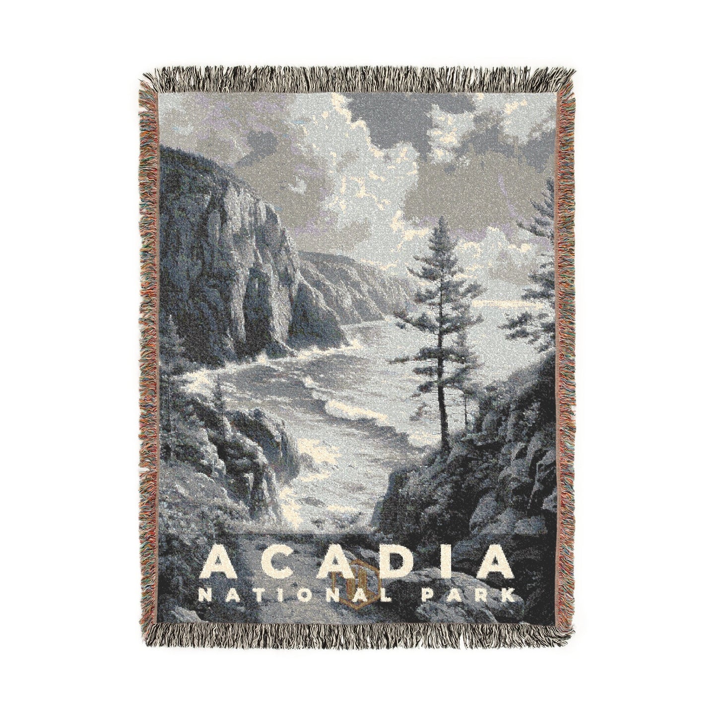 Acadia National Park Woven Blanket | S15