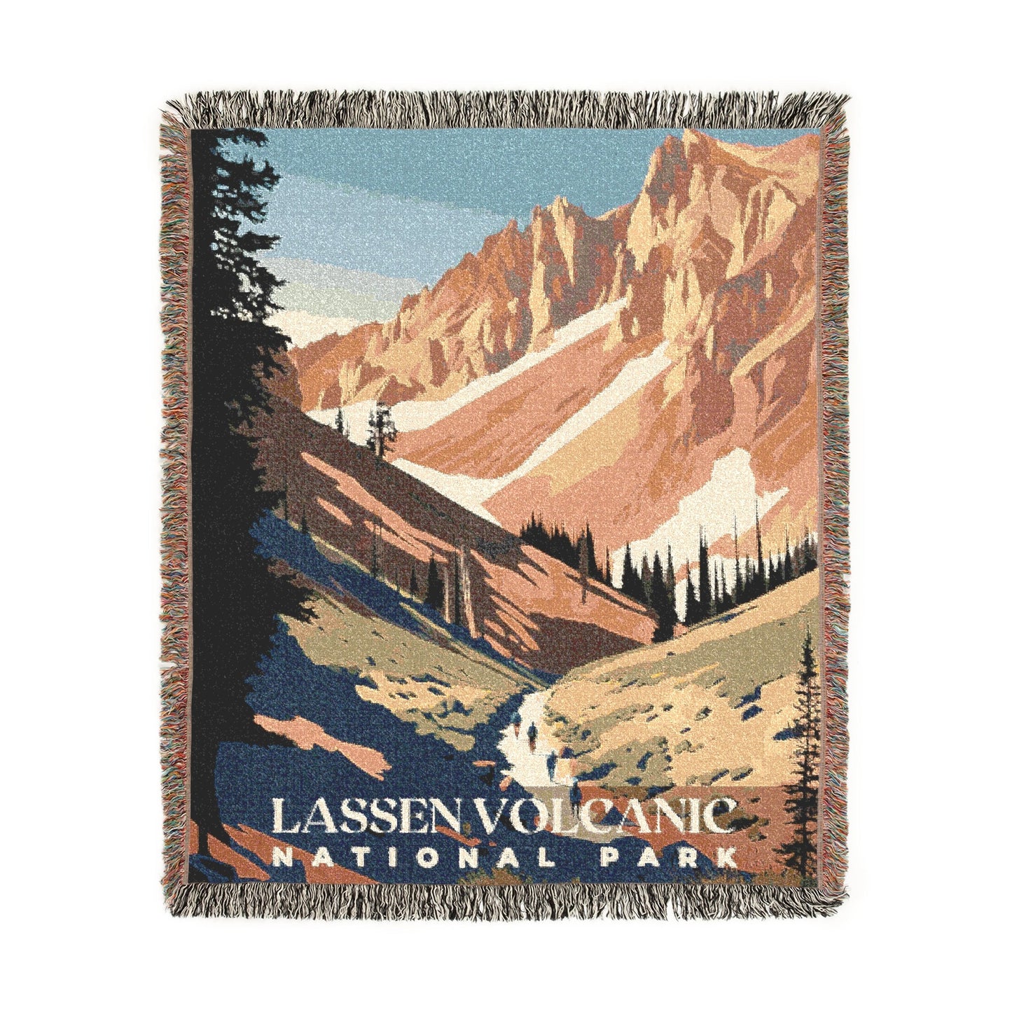Lassen Volcanic National Park Woven Blanket | S01