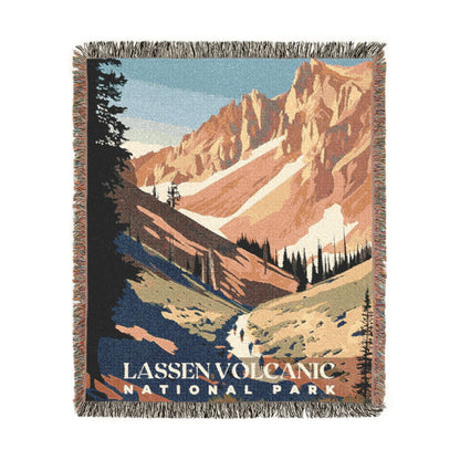 Lassen Volcanic National Park Woven Blanket | S01