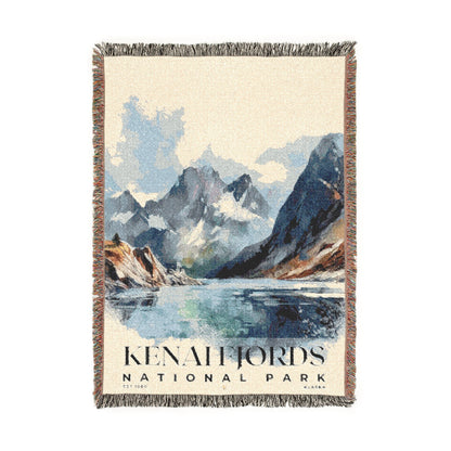 Kenai Fjords National Park Woven Blanket | S04