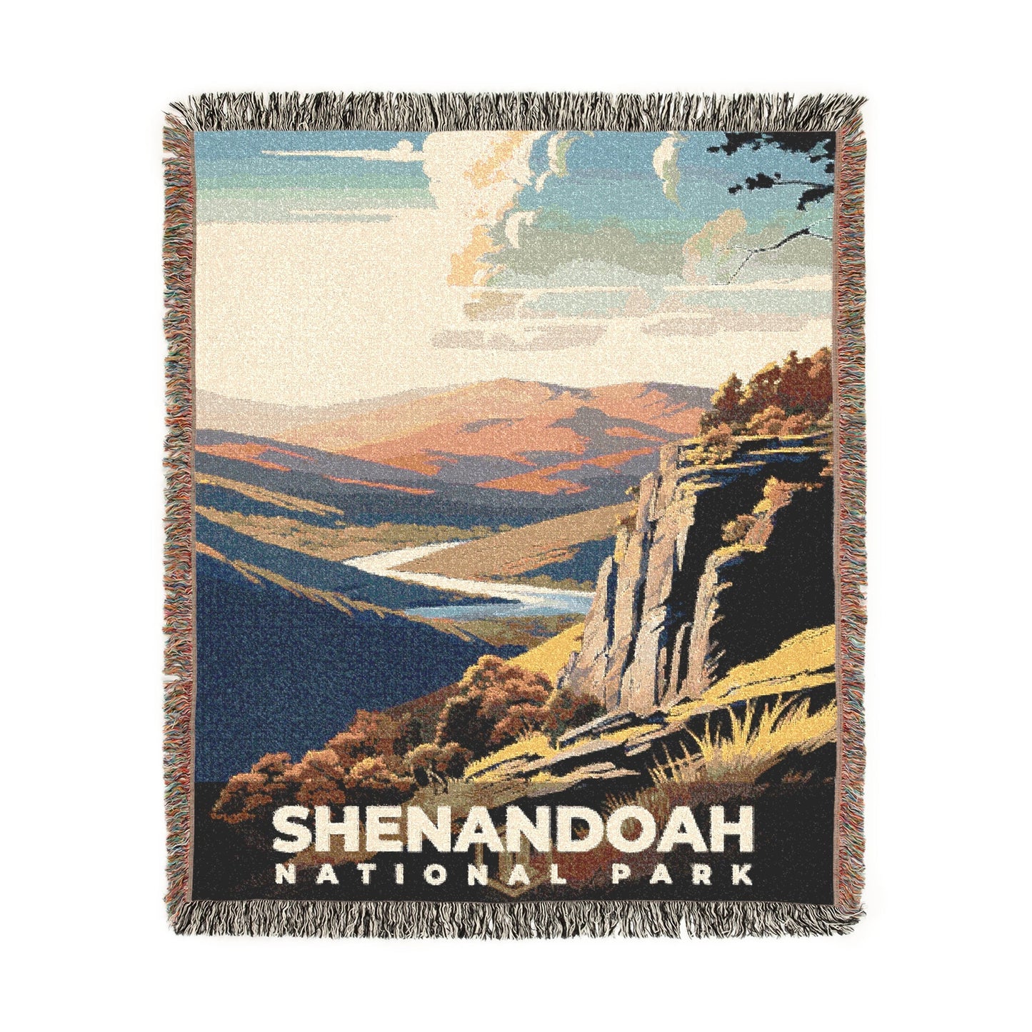 Shenandoah National Park Woven Blanket | S07