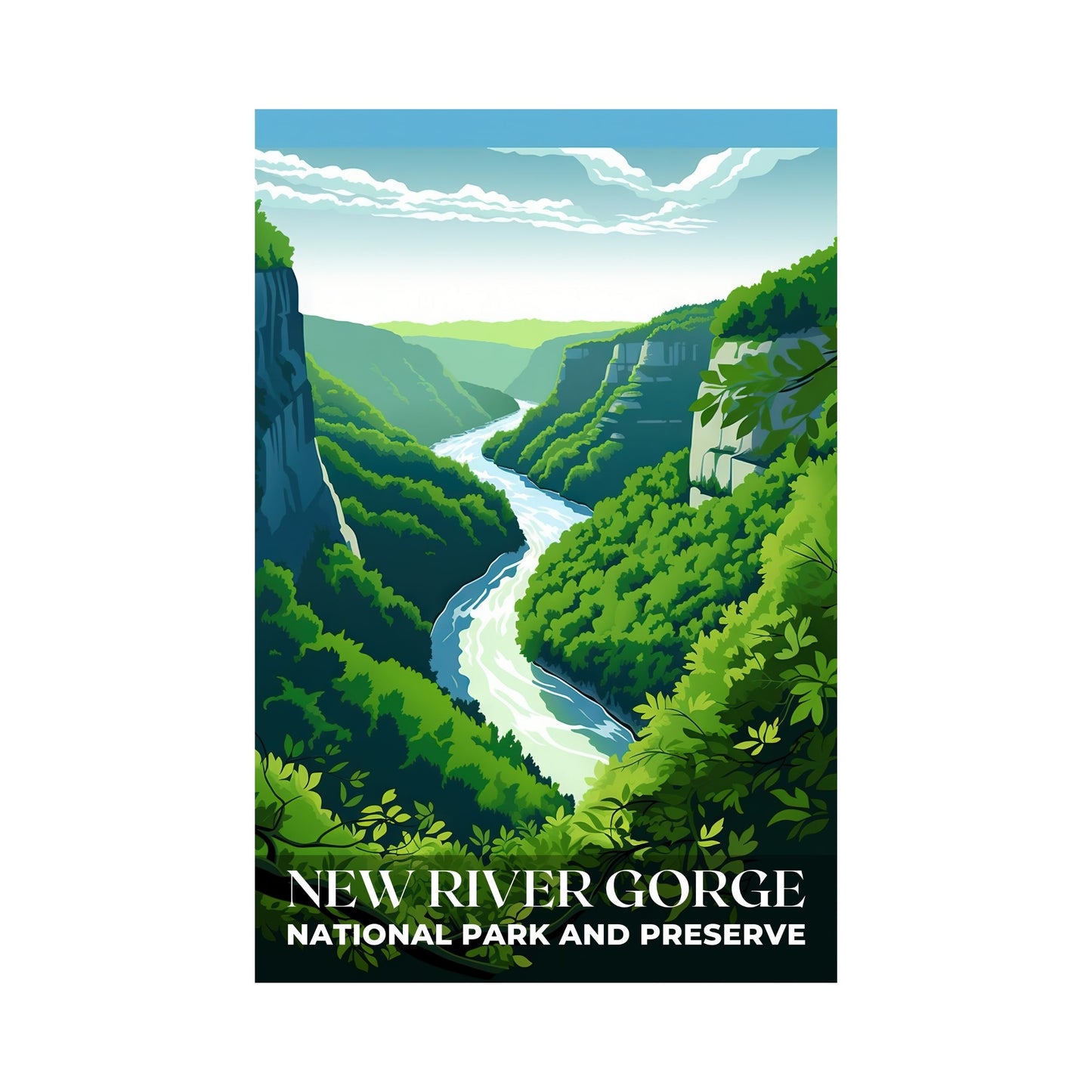 New River Gorge National Park Poster | S01