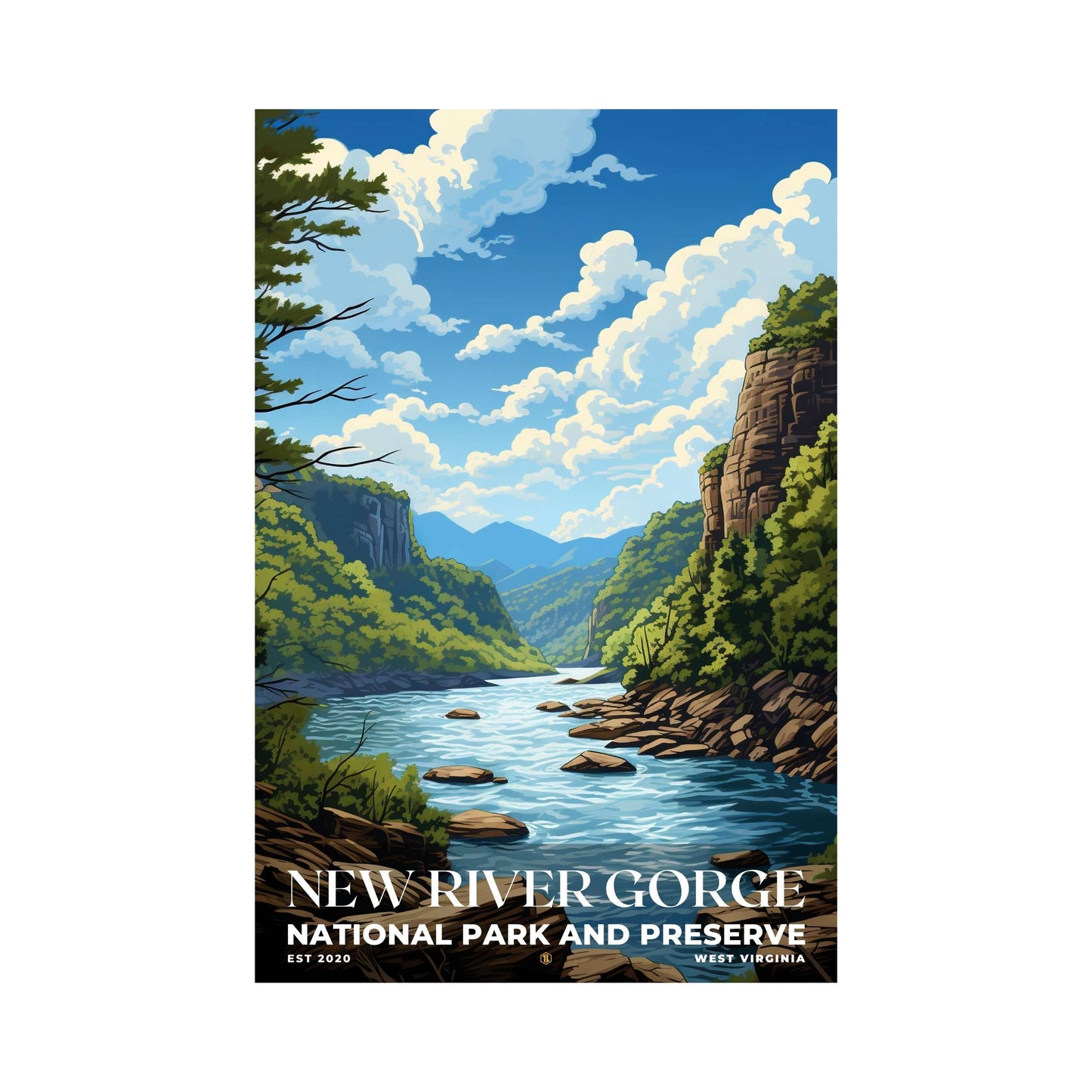 New River Gorge National Park Poster | S07