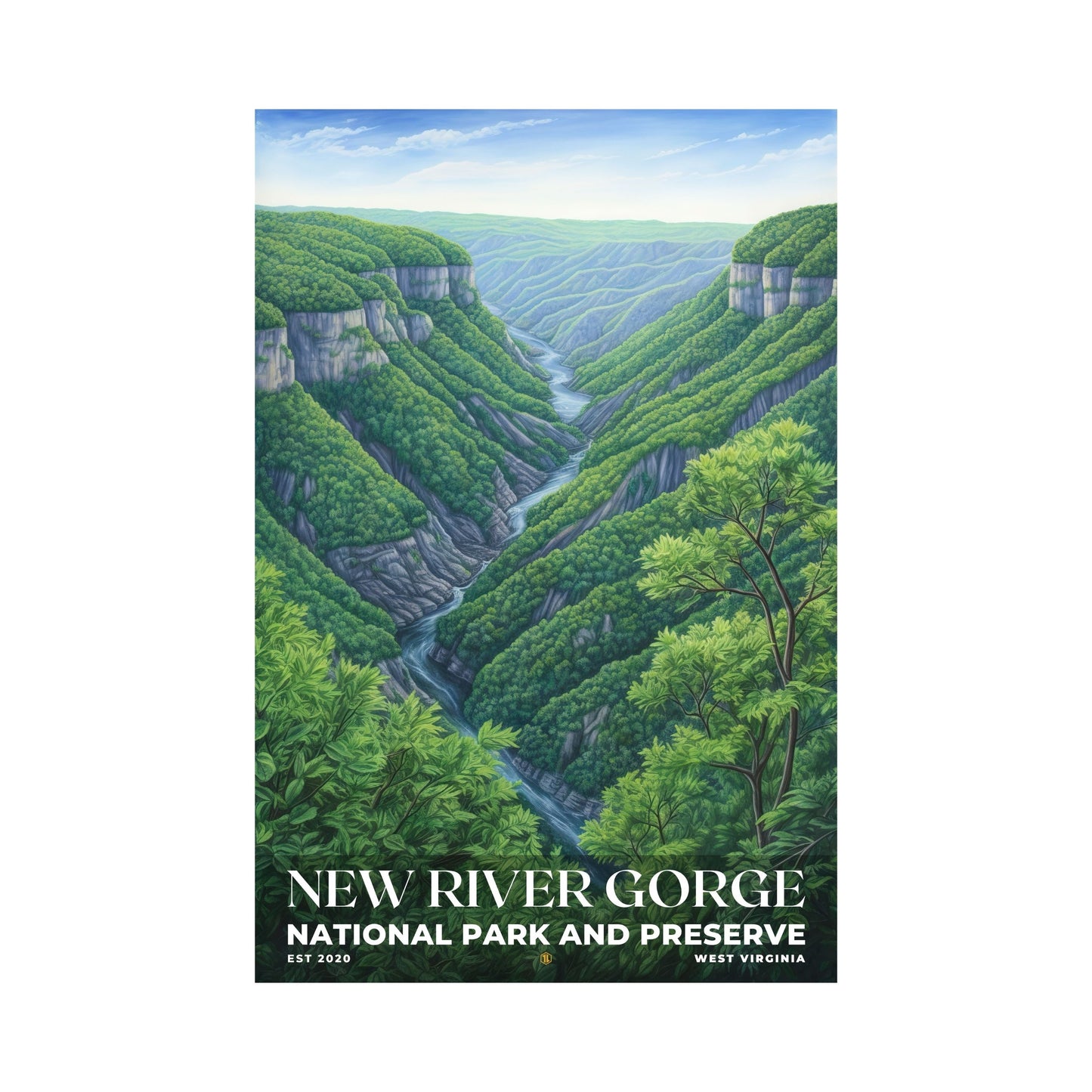 New River Gorge National Park Poster | S02