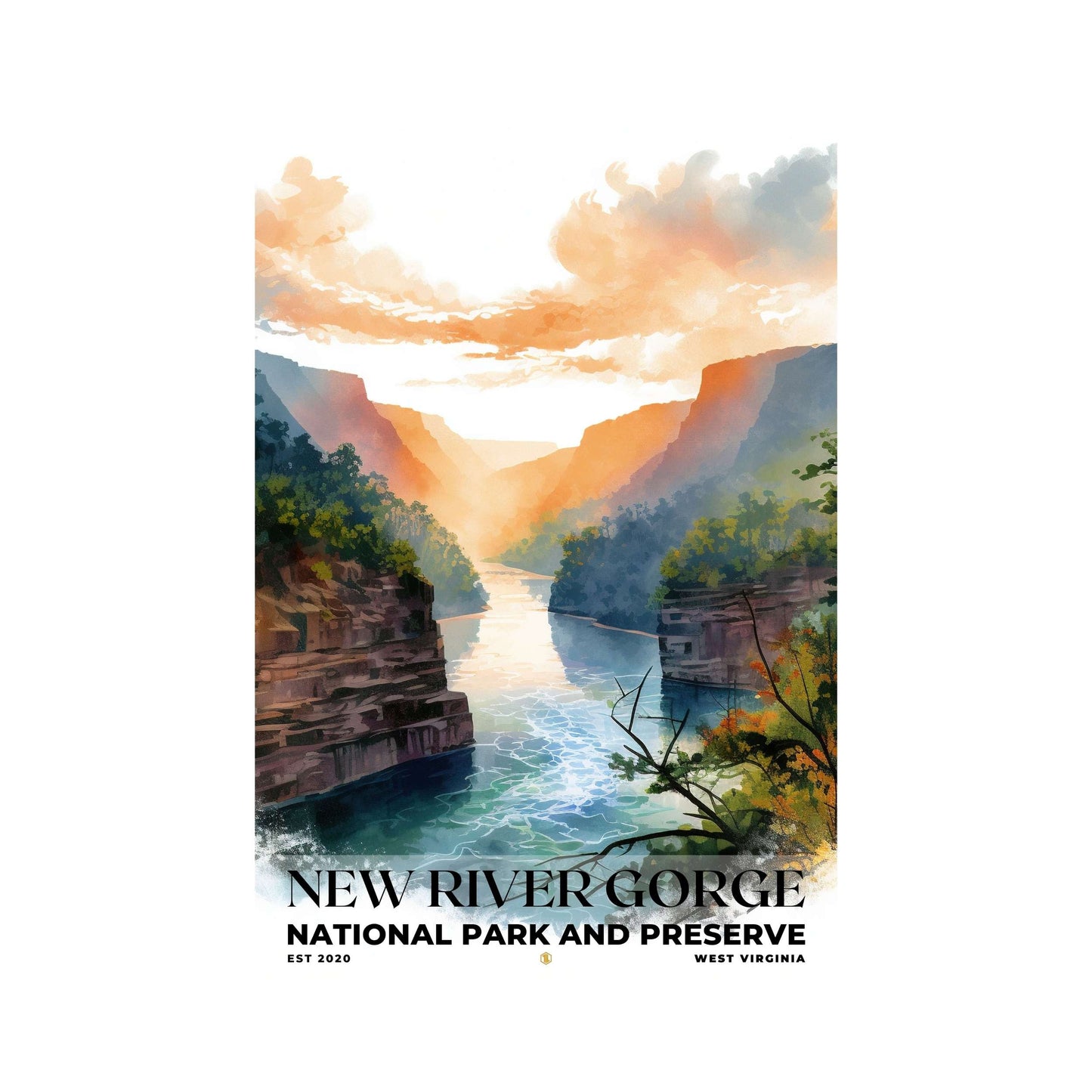 New River Gorge National Park Poster | S04