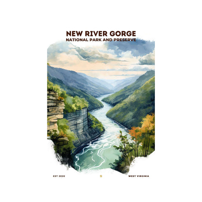 New River Gorge National Park Poster | S08