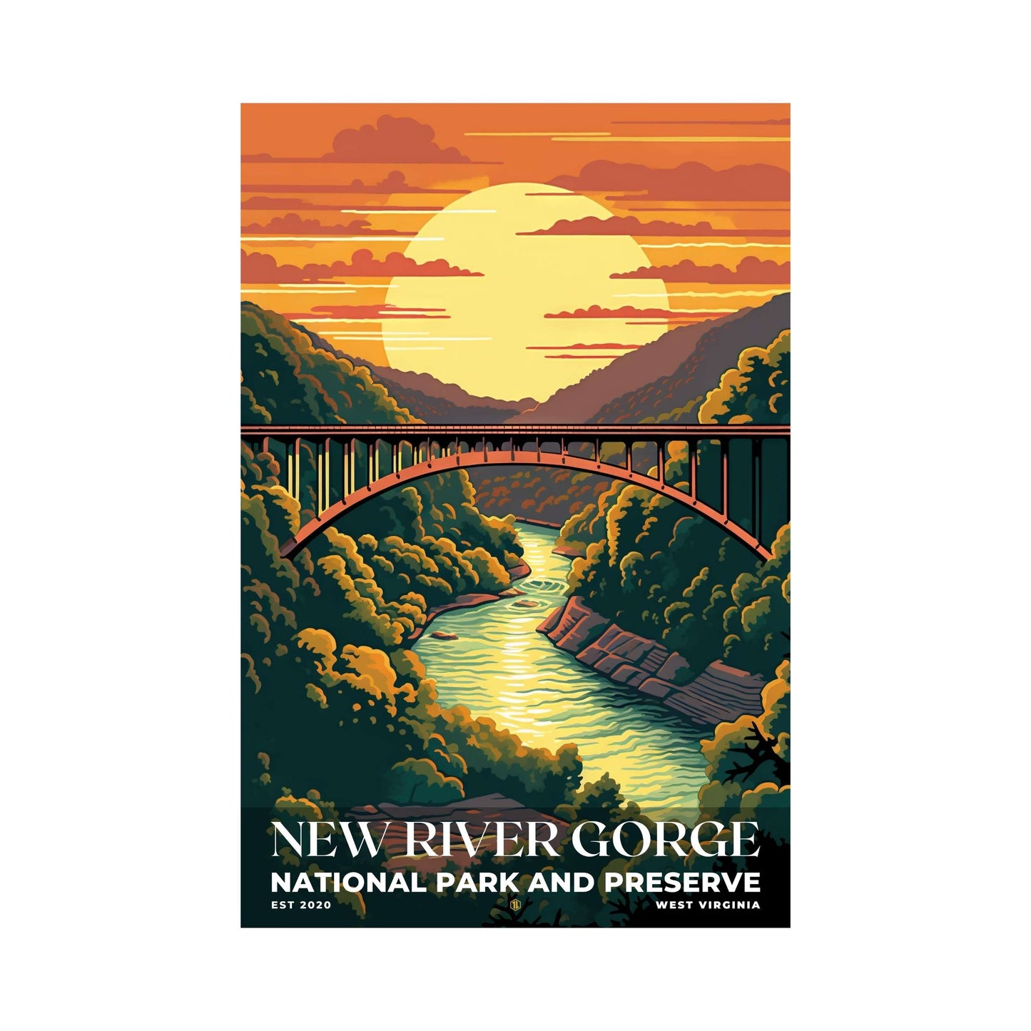 New River Gorge National Park Poster | S05