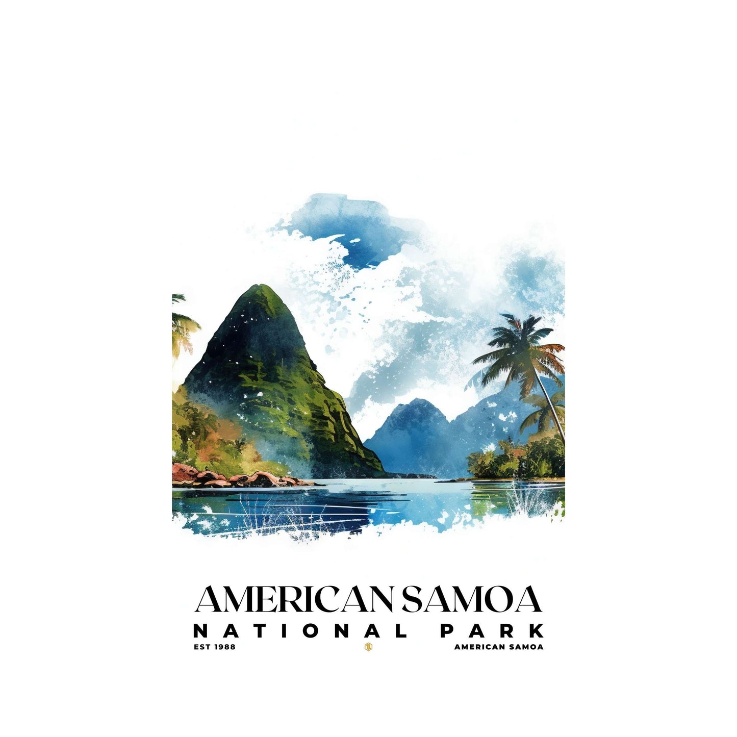 American Samoa National Park Poster | S04