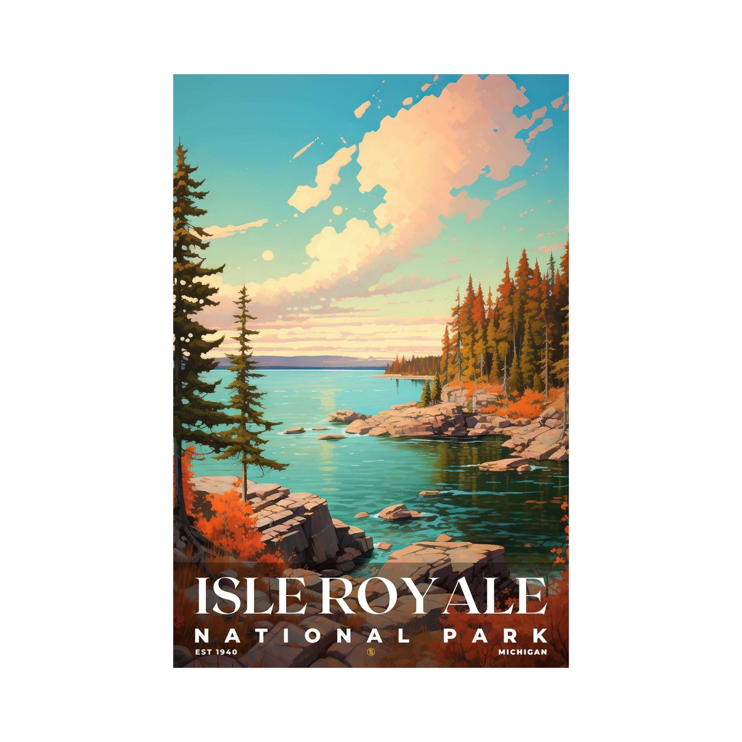 Isle Royale National Park Poster | S06