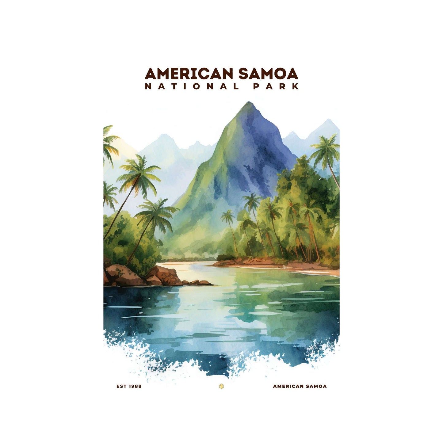 American Samoa National Park Poster | S08