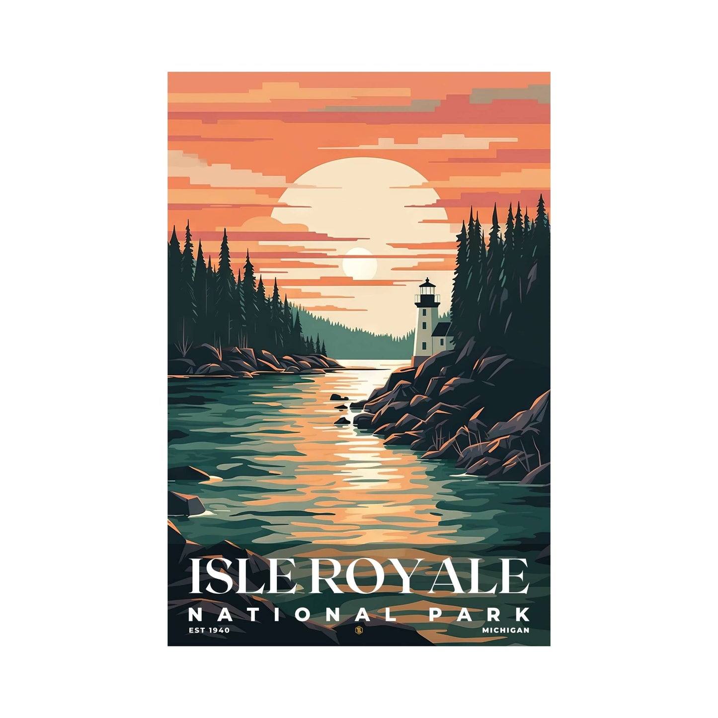 Isle Royale National Park Poster | S05