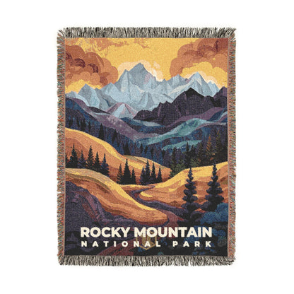 Rocky Mountain National Park Woven Blanket | S20