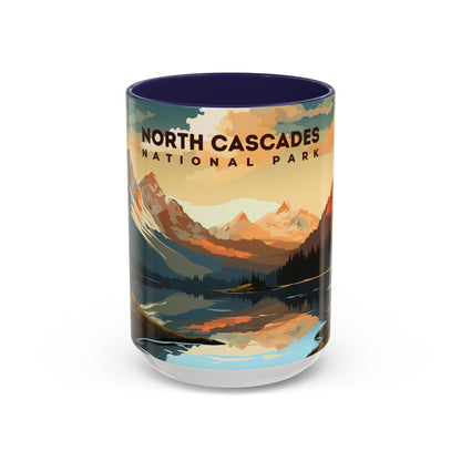 North Cascades National Park Mug | Accent Coffee Mug (11, 15oz)