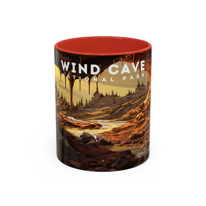 Wind Cave National Park Mug | Accent Coffee Mug (11, 15oz)