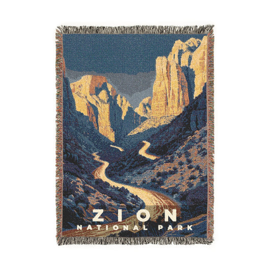 Zion National Park Woven Blanket | S19