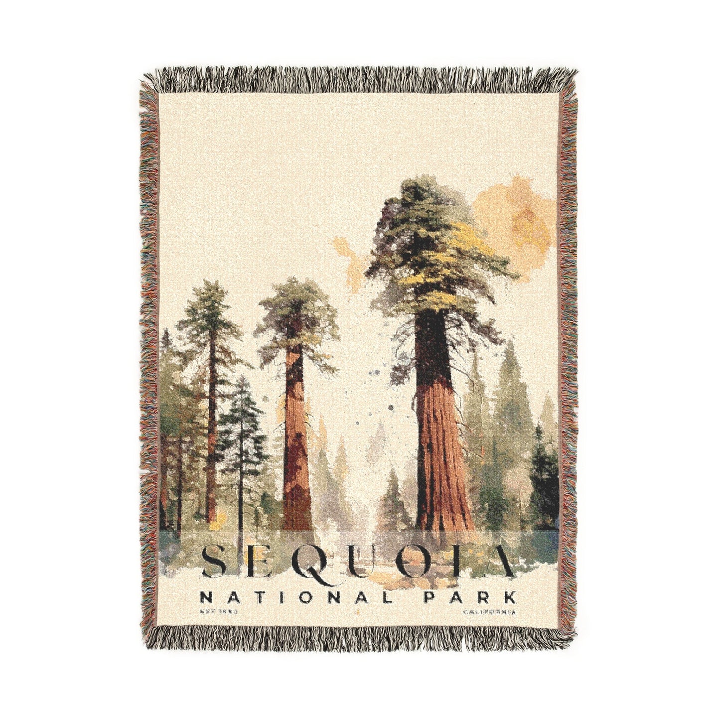 Sequoia National Park Woven Blanket | S04