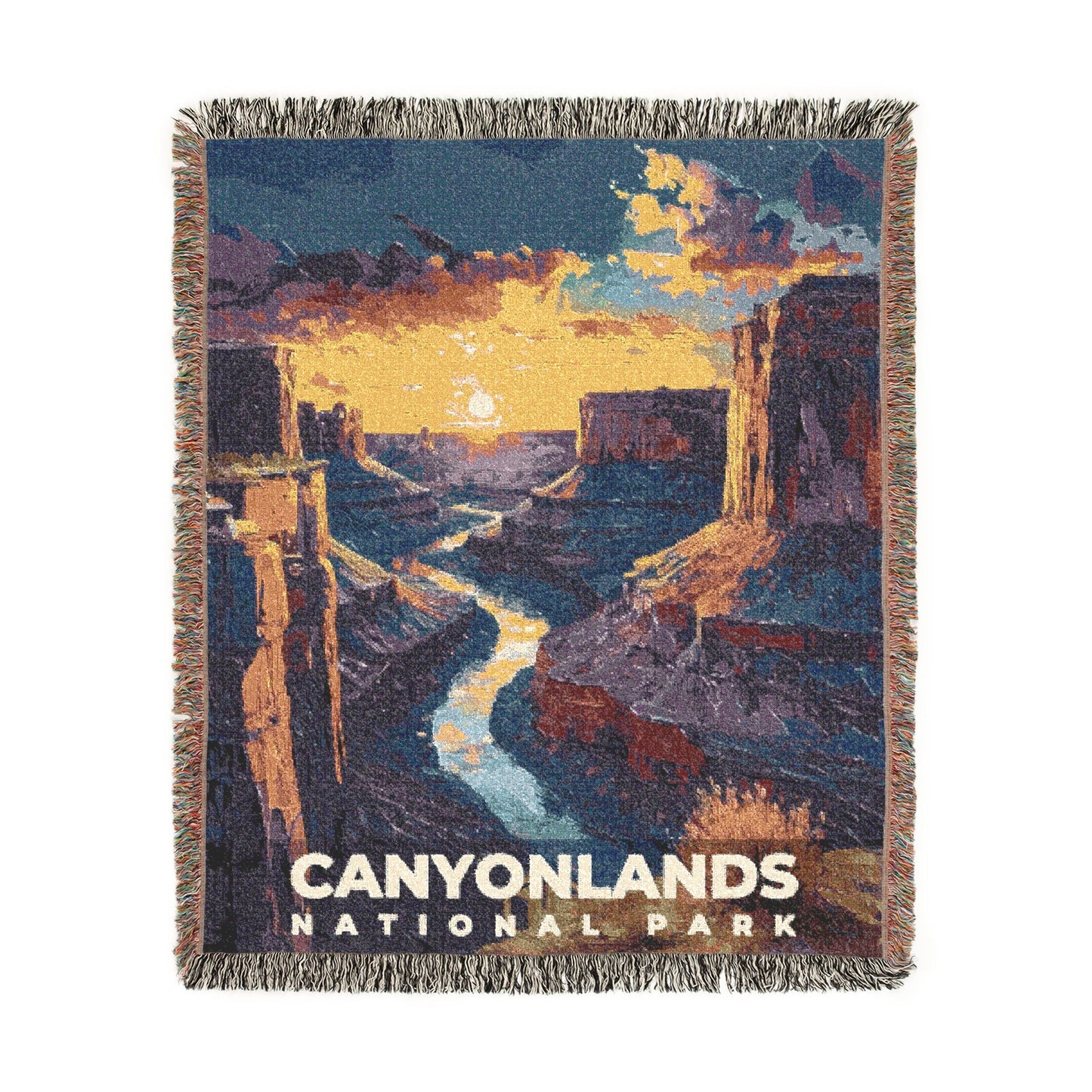 Canyonlands National Park Woven Blanket | S14