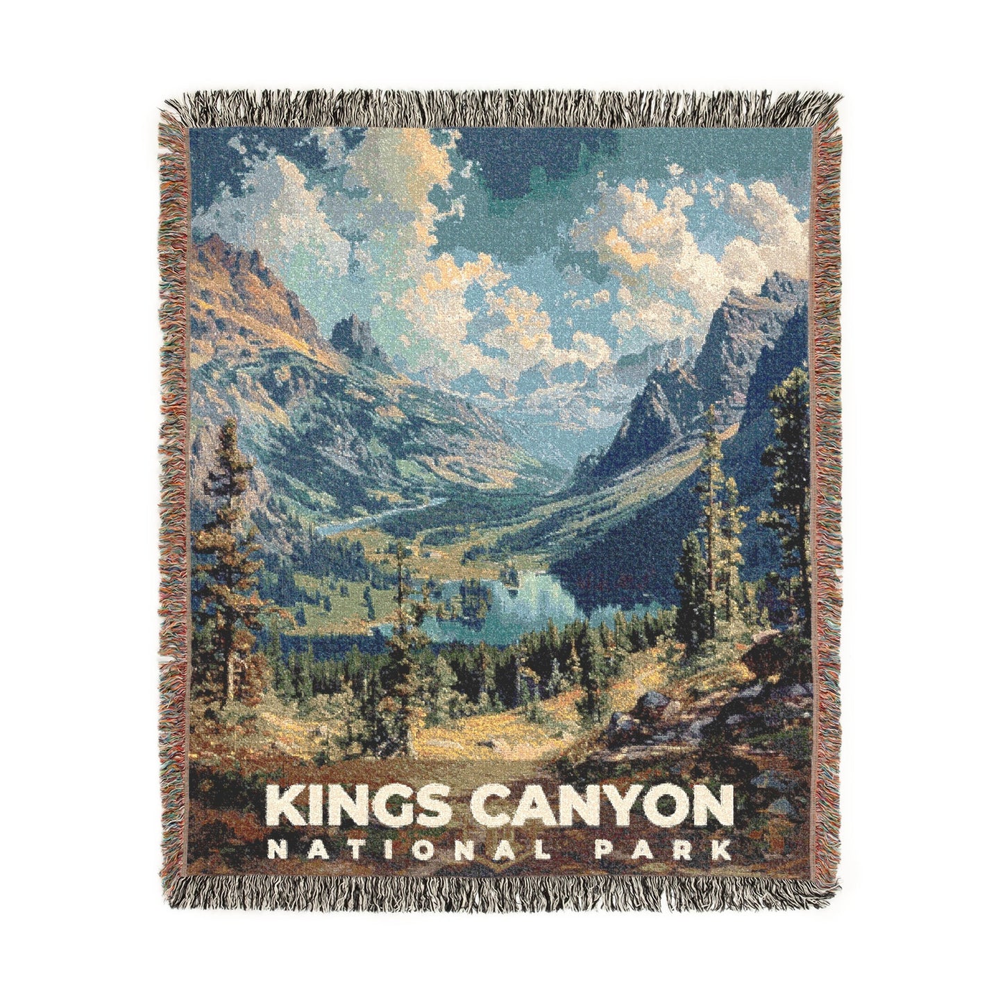 Kings Canyon National Park Woven Blanket | S14