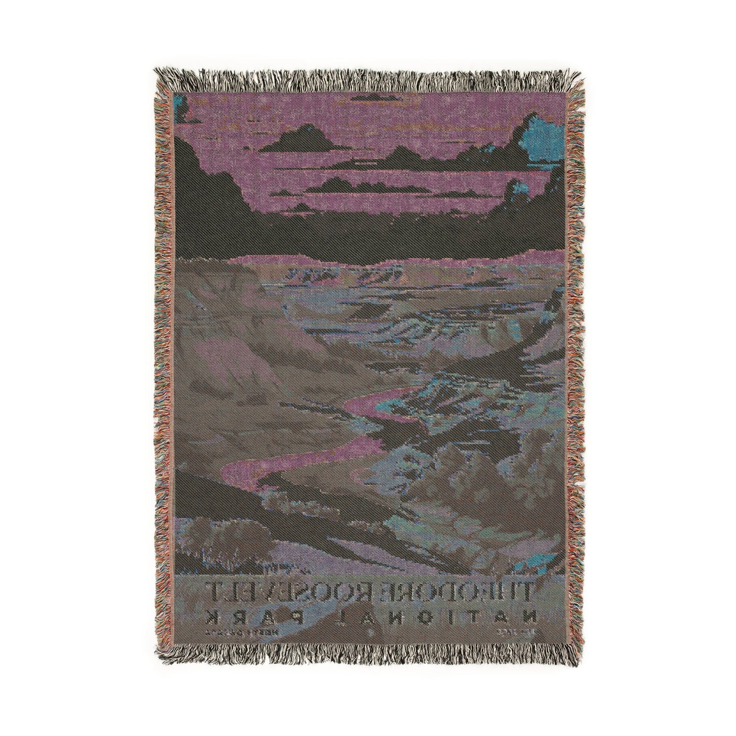 Theodore Roosevelt National Park Woven Blanket | S05