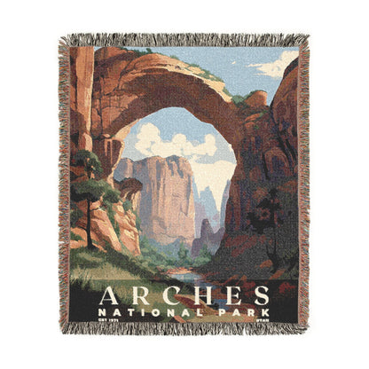 Arches National Park Woven Blanket | S03