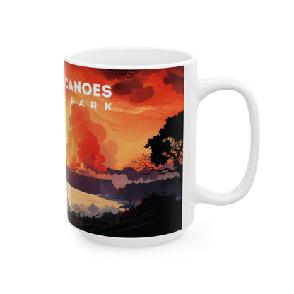 Hawaii Volcanoes National Park Mug | White Ceramic Mug (11oz, 15oz)