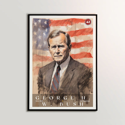 George H W Bush Poster | S03