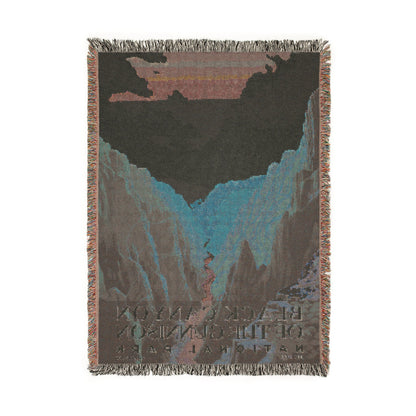 Black Canyon of the Gunnison National Park Woven Blanket | S03