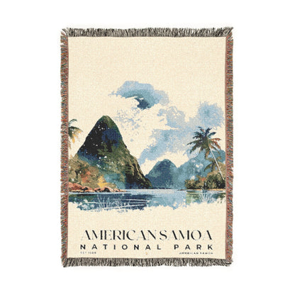 American Samoa National Park Woven Blanket | S04