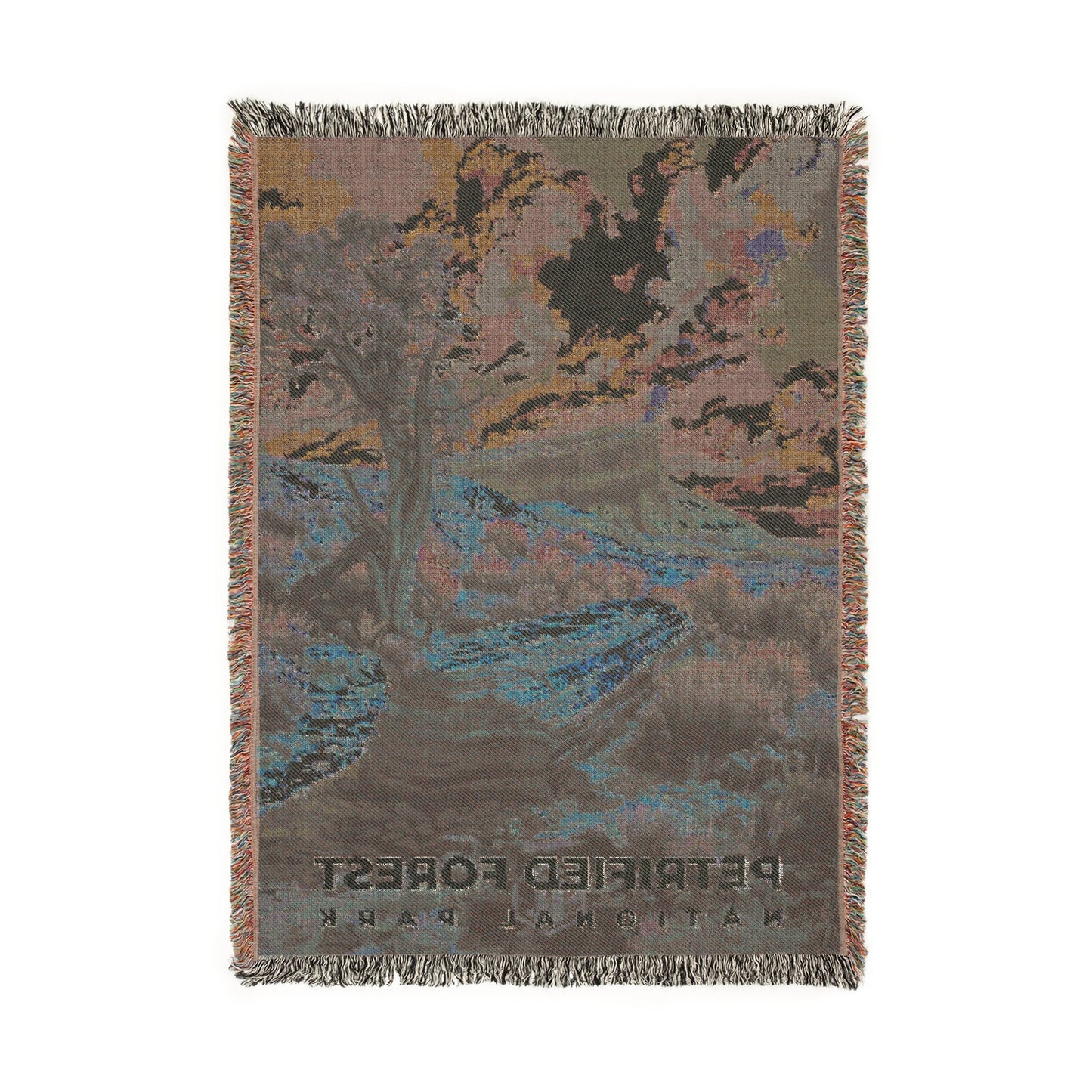 Petrified Forest National Park Woven Blanket | S18