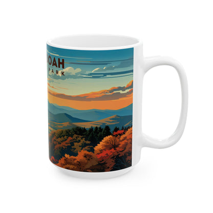 Shenandoah National Park Mug | White Ceramic Mug (11oz, 15oz)