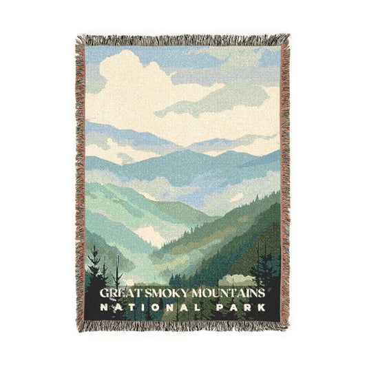 Great Smoky Mountains National Park Woven Blanket | S01