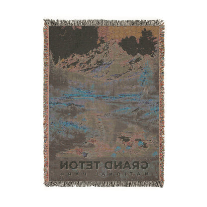 Grand Teton National Park Woven Blanket | S14