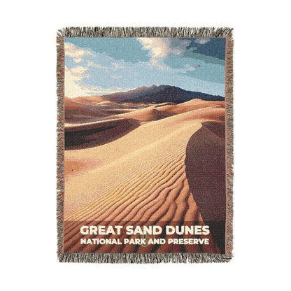 Great Sand Dunes National Park Woven Blanket | S10