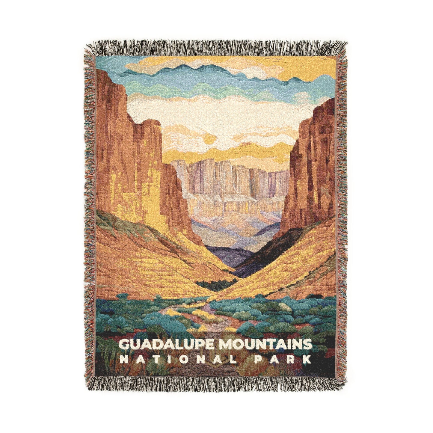 Guadalupe Mountains National Park Woven Blanket | S09