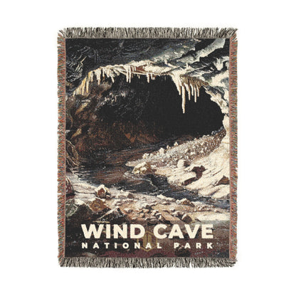 Wind Cave National Park Woven Blanket | S17
