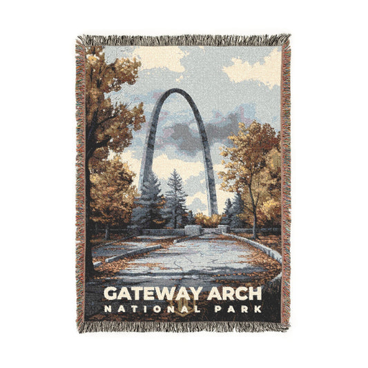 Gateway Arch National Park Woven Blanket | S17