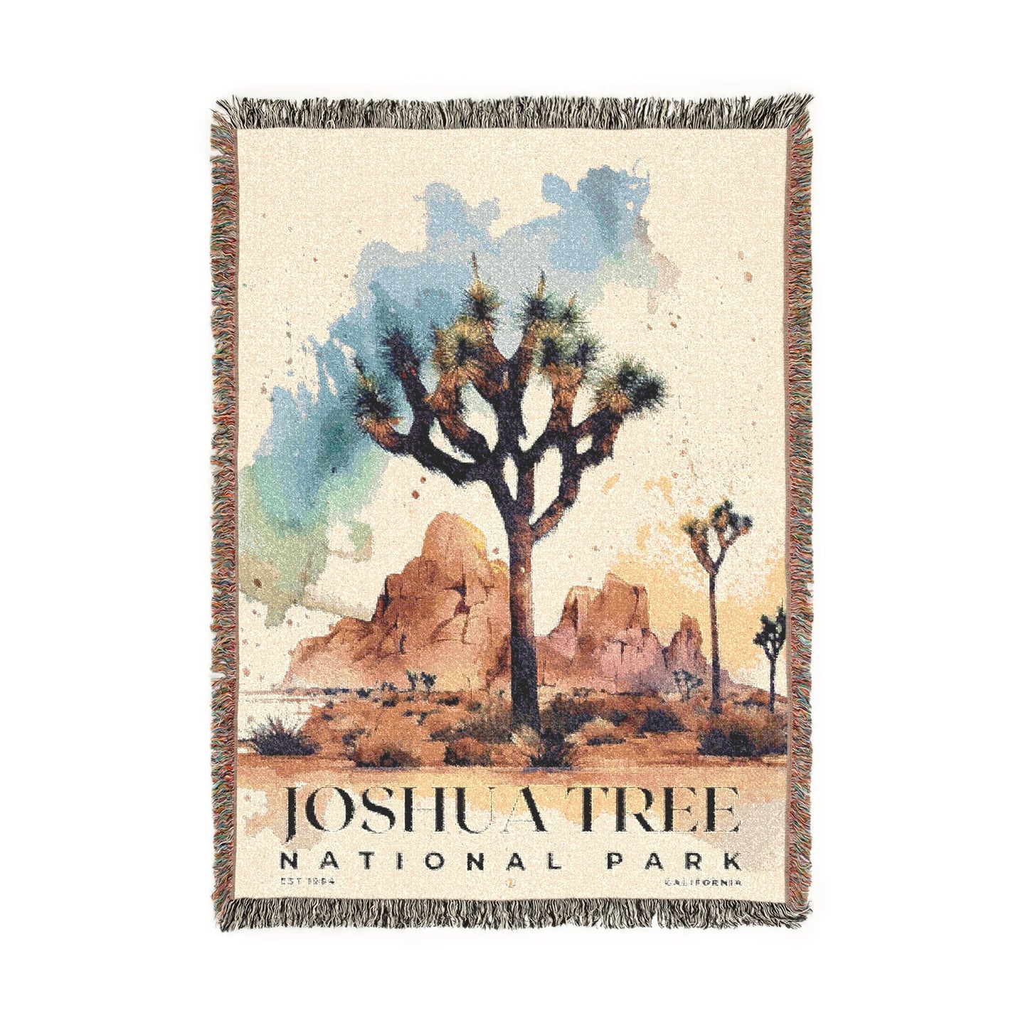 Joshua Tree National Park Woven Blanket | S04