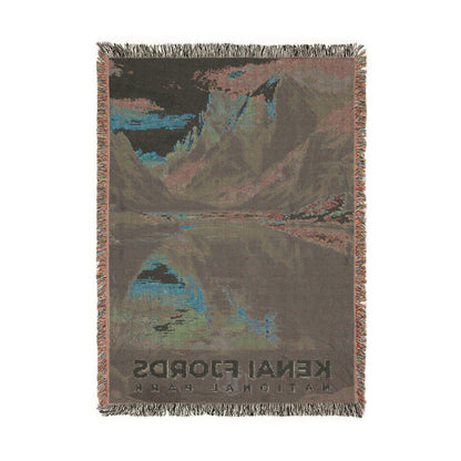 Kenai Fjords National Park Woven Blanket | S18