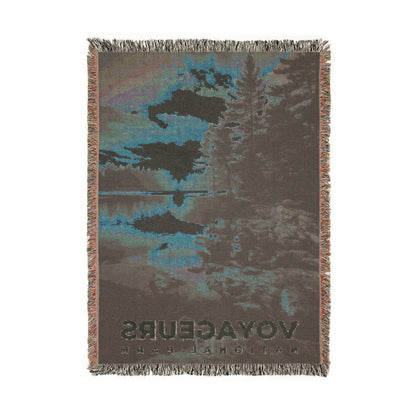 Voyageurs National Park Woven Blanket | S10