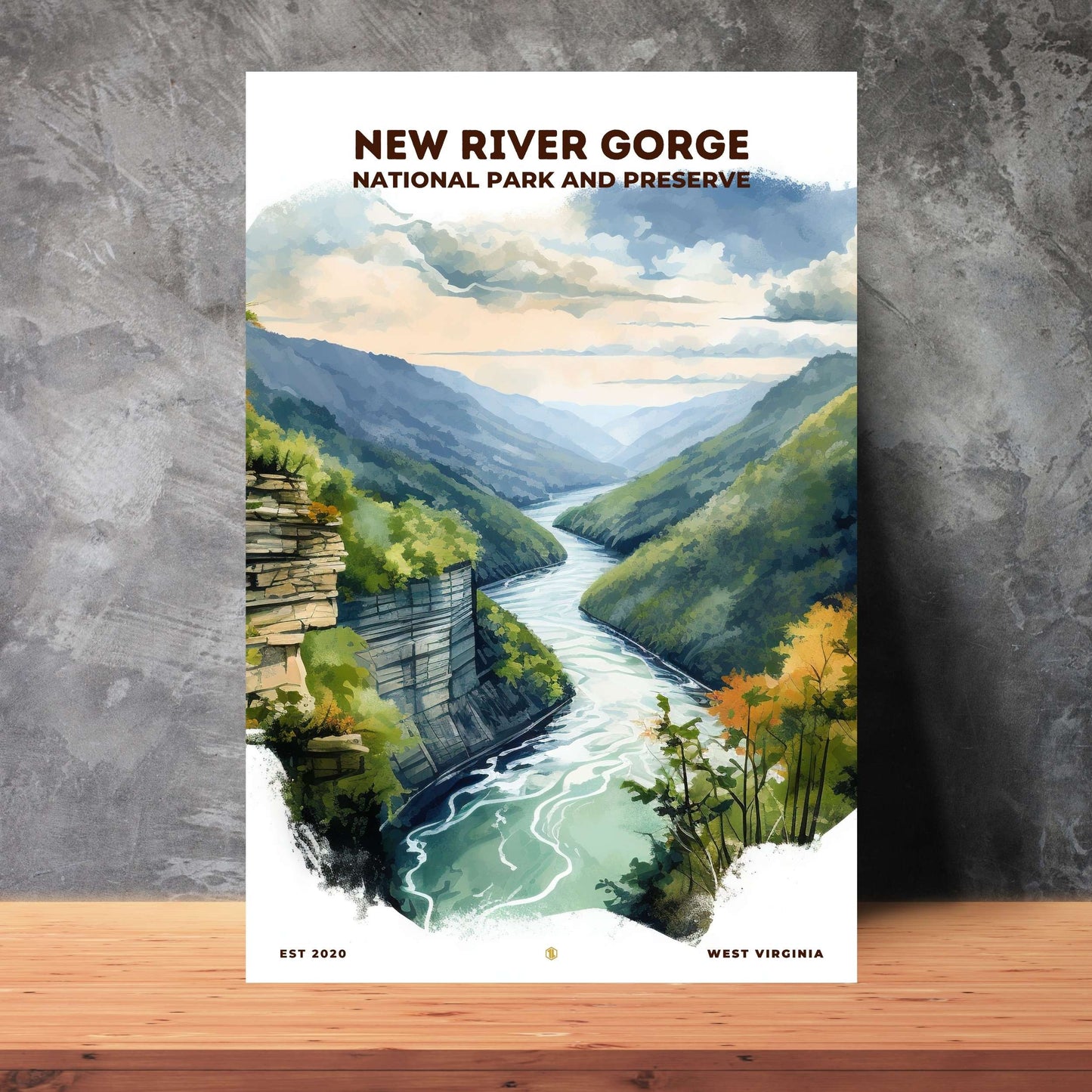 New River Gorge National Park Poster | S08