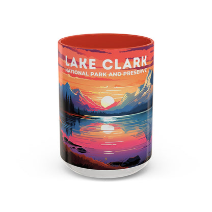 Lake Clark National Park Mug | Accent Coffee Mug (11, 15oz)