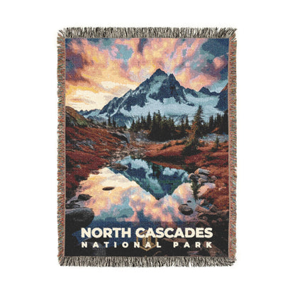 North Cascades National Park Woven Blanket | S10